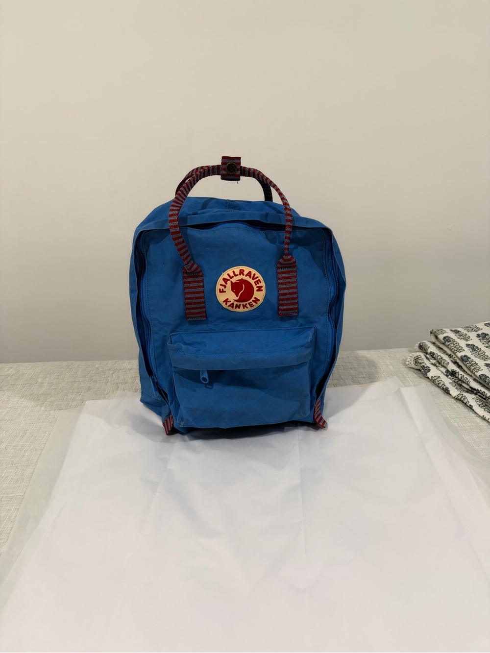 Fjallraven backpack.